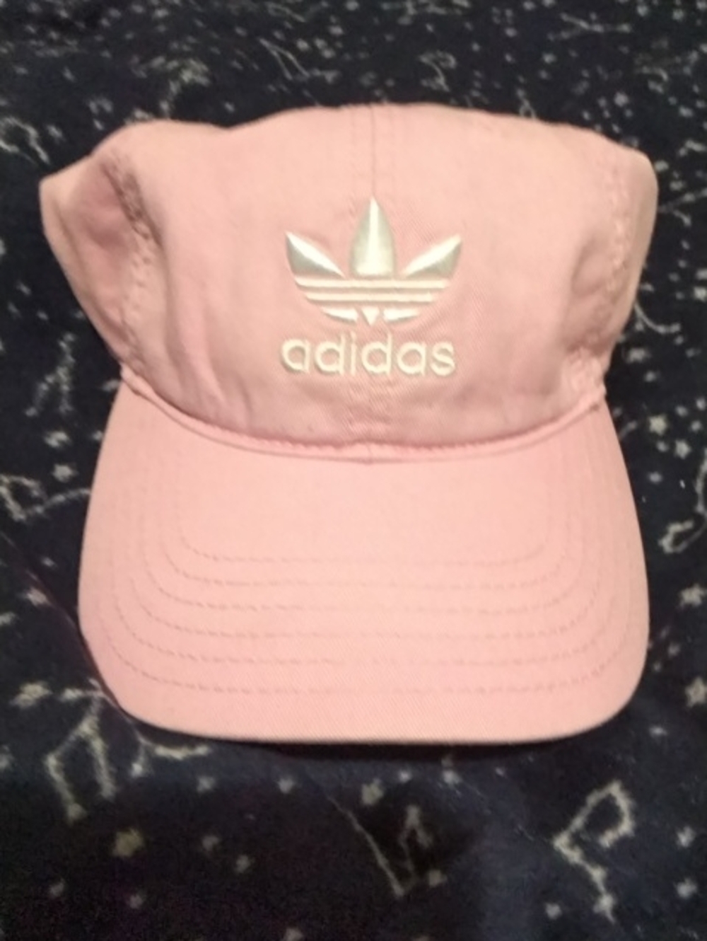 adidas Women's Light Pink Trefoil Baseball Cap